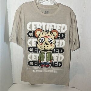 Hustler Hollywood Graphic Tee in Cream